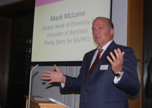 Mark McLane -Barclays presenting awards